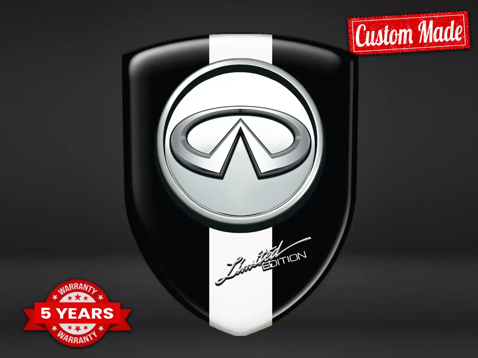 Infiniti Logosticker Edition Minimal Anpassbar Gedruckt